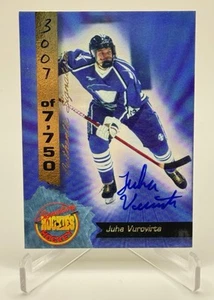 1994 Signature Rookies Juha Vurovirta Auto /7750 Auto #29 Los Angeles Kings - Picture 1 of 2