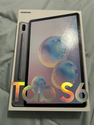 Samsung Tab S6 128GB Gris con paquete con funda de teclado y s pen Foto 1 de 4