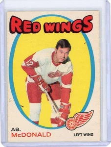 1971-72 O-PEE-CHEE AB MCDONALD #134 DETROIT RED WINGS EXMT NM NEAR MINT (PD) - Bild 1 von 2