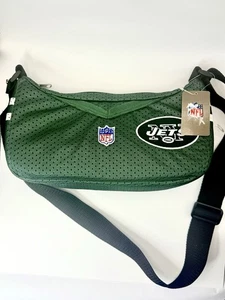 New York Jets NFL Shoulder Bag Green Mesh Crossbody Purse Women’s NWT 11x5 - Picture 1 of 6