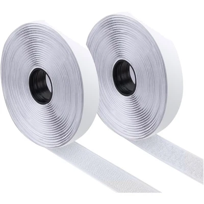 Klettband Selbstklebend Extra Stark Weiß 2cm x 5m vielseitig klettverschluss - Bild 1 von 2