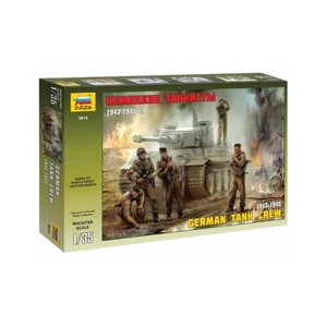 Tedesco Tank Crew 1943-1945 - Equipaggio Serbatoio Wwiifigurines ZVEZDA 1/35 - Foto 1 di 5