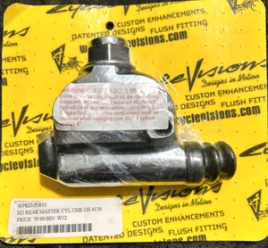Nuevo cilindro maestro trasero Cycle Visions HD, cromado, #820-51810 - Imagen 1 de 1