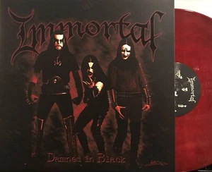 Immortal - Damned In Black LP 2024 Osmose Productions – OPLP 095 [Red] NEW *FR - Picture 1 of 6