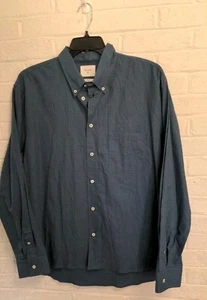 Billy Reid Tuscumbia Navy check button down LS shirt NWT XXL - Picture 1 of 4