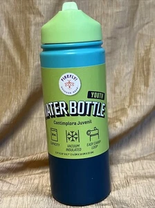 Firefly Outdoor Gear Stainless Steel 16oz Insulated Youth Water Bottle Teal Camp - Picture 1 of 5