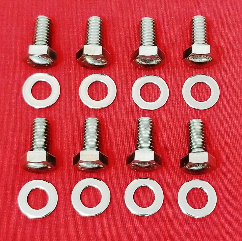 PONTIAC VALVE COVER BOLTS KIT 326 350 389 400 421 428 455 GTO STAINLESS HEX SET - Изображение 1 из 1