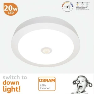 LED Deckenleuchte mit Bewegungsmelder CCT Deckenlampe Flurlampe 24W Sensor Lampe - Bild 1 von 7