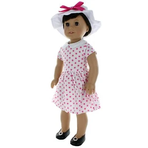 Doll Clothes 60's Style Dres Outfit Fits American Girl & Other 18 Inch Dolls - Picture 1 of 8