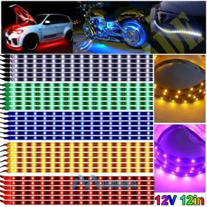 18PCS 12V 12" 1FT 15SMD Flexible LED Strip Light Waterproof For Car Truck Boat - Picture 1 of 40