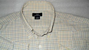 Brooks Brothers 346 Non Iron checked Shirt size Large - Picture 1 of 4