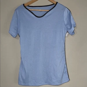 Cato Blue and Black Fitted Short Sleeve Tee - Picture 1 of 10