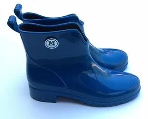 M MISSONI Rain Boots Blue Short US 7 EU 37 - Picture 1 of 12