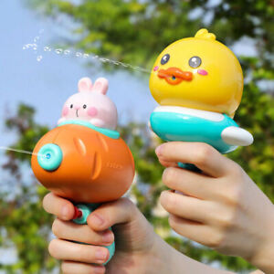 Children's cartoon mini duck water gun summer spray outdoor children's toys
