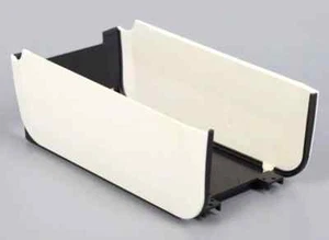 Original Zebra ZD410 Bottom Base Cover with Rubber Feet P1080383-021 White - Photo 1/8