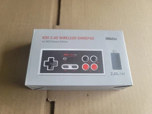 8Bitdo N30 2.4G Wireless NES Gamepad for NES Classic Edition - Brand New! - Picture 1 of 10
