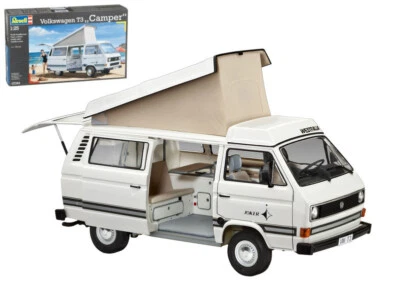 KIT MODELLINO FURGONE STATICO REVELL VW T3 CAMPER WESTFALIA JOKER SCALA 1:25 - Immagine 1 di 4