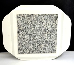 Vintage Keep It Hot Microwaveable Hot Plate Natural Granite - Picture 1 of 3