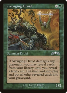 Magic the Gathering (mtg): EXO: Avenging Druid (x 4) - Picture 1 of 1