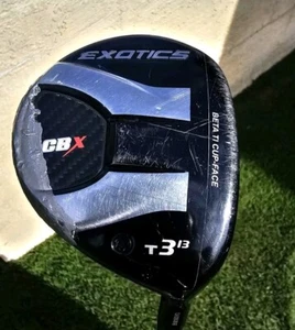 Tour Edge Exotics Cbx 13° 3 Fairway Wood Stiff Flex Project X Graphite W/ Cover - Picture 1 of 8
