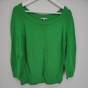 Womens Gap Plain Green Sweater Wool Blend Size L - Picture 1 of 8