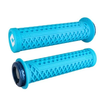 ODI Vans V2.1 Lock On Flanged Grips MTB Bike Black Red Blue Gum Graphite Purple - Image 1 of 2
