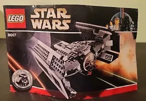 Lego Star Wars 8017 Darth Vader's TIE Fighter Manual/ Instructions Only - Picture 1 of 2