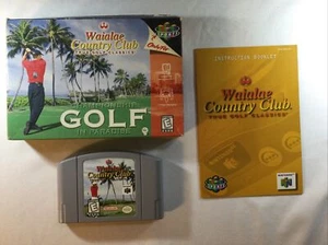 Waialae Country Club True Golf Classics Nintendo N64 CIB - Foto 1 di 13