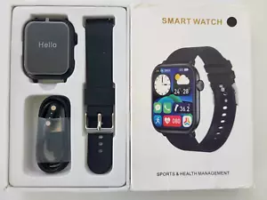 2024 Smart Watch For Men/Women, Waterproof Smartwatch Bluetooth iPhone Samsung - Picture 1 of 6