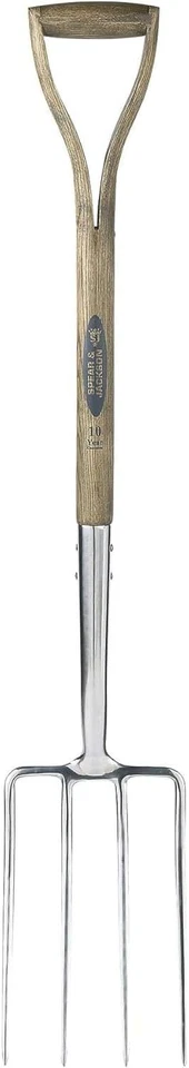 Traditional Stainless Steel Digging Fork - Spear & Jackson Garden Tool - Image 1 of 1