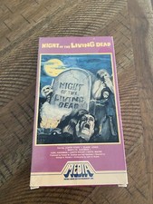 RARE Night of the Living Dead VHS 1982 Media Home Classic Horror VHS Tape *READ*