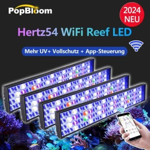 PopBloom Espectro Completo Acuario Iluminación LED Regulador Lámpara WiFi Luz de Rif 240CM - Imagen 1 de 12