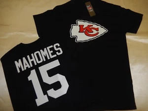 9715 Kansas City Chiefs PATRICK MAHOMES "Eligible Receiver" Jersey Shirt BLACK - Picture 1 of 1