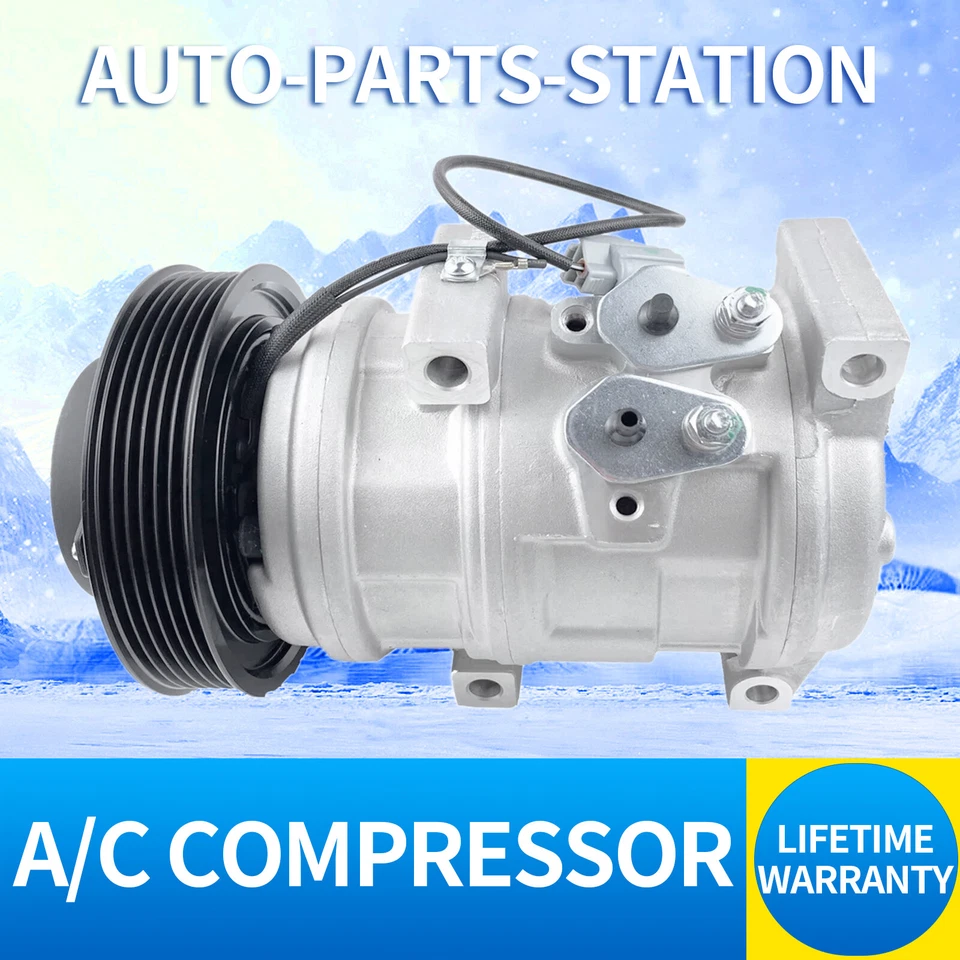 CO 10736C A/C Compressor W/Clutch Fit For 2005 2006 2007 Honda Odyssey 3.5L V6 - Image 1 of 4