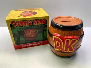 DONKEY KONG SALVADANAIO BARILE SHAPEDMONKEY BANK - NUOVO NEW - Picture 1 of 13