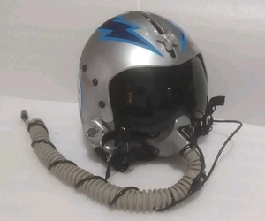 HGU-33 TOP GUN MAVERICK "ICEMAN"PILOT HELMET+MBU-12 GRAY OXYGEN MASK REPLICA+PIN - Picture 1 of 9