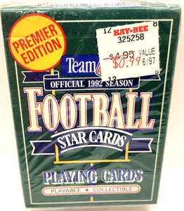 1992 Football Star Playing Cards Premier Edition New Poker - Picture 1 of 4