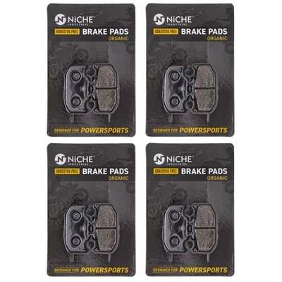 NICHE Brake Pad Set for Yamaha YZ125 YZ250 YZ400F Suzuki Rear Organic 4 Pack - Image 1 of 4