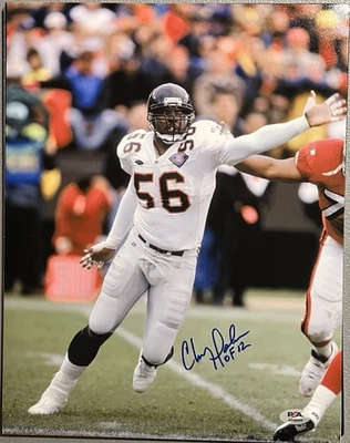 Foto firmada por Chris Doleman autografiada automática 11x14 Atlanta Falcons PSA Foto 1 de 3