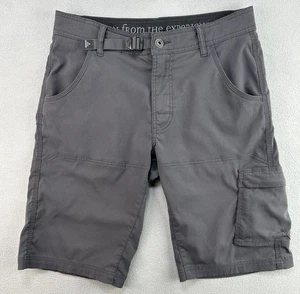 Pantalones Cortos Prana Elastizados Zion Para Hombres 30 Gris Senderismo Carga Nylon Cinturón 12 Pulgadas - Imagen 1 de 12