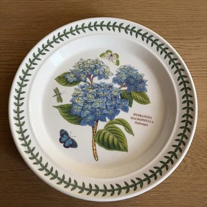 Portmeirion Botanic Garden 40th anniversary Dinner Plate  Hydrangea - 10.5” - Picture 1 of 5
