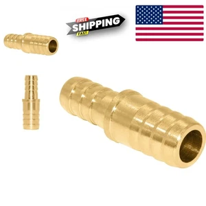 Brass Threaded Hose Splicer 1/2" x 1/4" NPT - Brass Construction, High Pressure - Picture 1 of 4