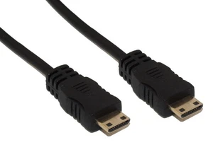 6 ft ALTA VELOCIDAD Mini-HDMI a Mini-HDMI con Cable Ethernet 30 AWG - Imagen 1 de 2