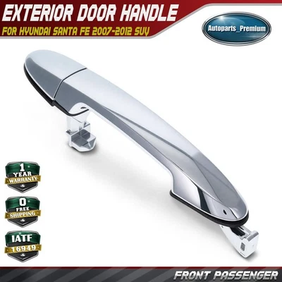 Front Right Exterior Door Handle for Hyundai Santa Fe 2007-2012 Sport Utility - Image 1 of 4