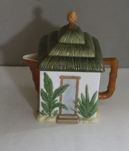Lenox British Colonial Collection Creamer Pitcher Hut Aloha Plantation Palm Tree - Picture 1 of 8