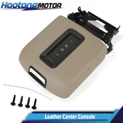 Tapa reposabrazos consola central con cargador inalámbrico apto para Chevrolet Suburban 15-19 Foto 1 de 4