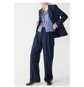 J.Crew Petite’s Wide-leg essential pant in Italian city wool blend New Size 6P - Picture 1 of 10