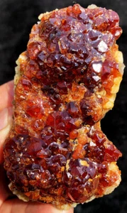 175g Gemmy!!! Raro espécimen de cristal de granate naranja natural ip1505 - Imagen 1 de 12