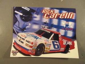 Tarjeta de héroe de camión NASCAR FIRMADA Rick Carelli #6 Re/Max - Imagen 1 de 1