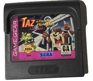 Taz In Escape From Mars SEGA Game Gear Cartridge AUTHENTIC CLEAN CONTACTS - Picture 1 of 1